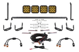 Toyota 4Runner LED Grille Kit - Diode Dynamics - SS5 Stealth - Yellow - `14-`24